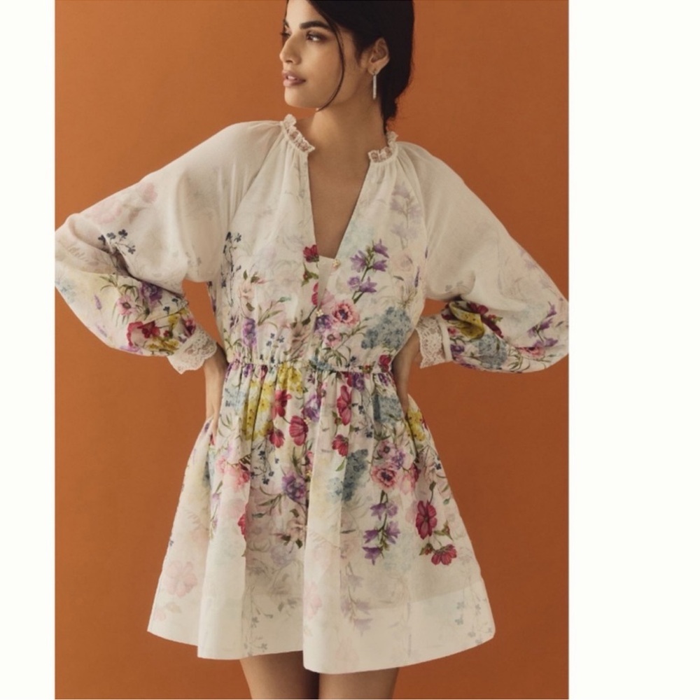 Anthropologie Floral Print Women's Dress size XS